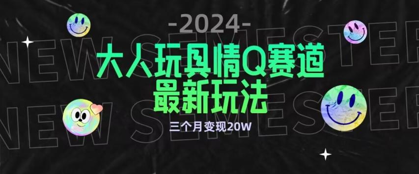 全新大人玩具情Q赛道合规新玩法，公转私域不封号流量多渠道变现，三个月变现20W【揭秘】 - 搞薯条网-搞薯条网