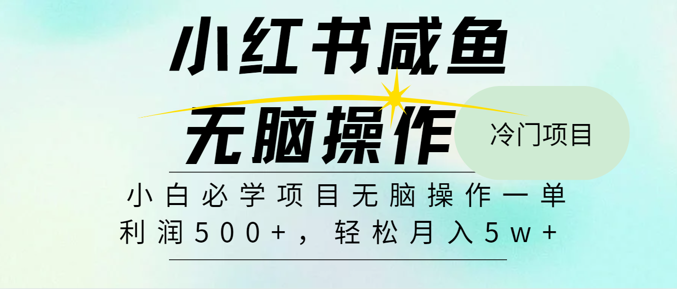 全网首发2024最热门赚钱暴利手机操作项目，简单无脑操作，每单利润最少500+ - 搞薯条网-搞薯条网