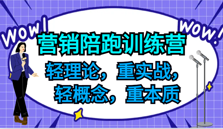 营销陪跑训练营，轻理论，重实战，轻概念，重本质，适合中小企业和初创企业的老板 - 搞薯条网-搞薯条网