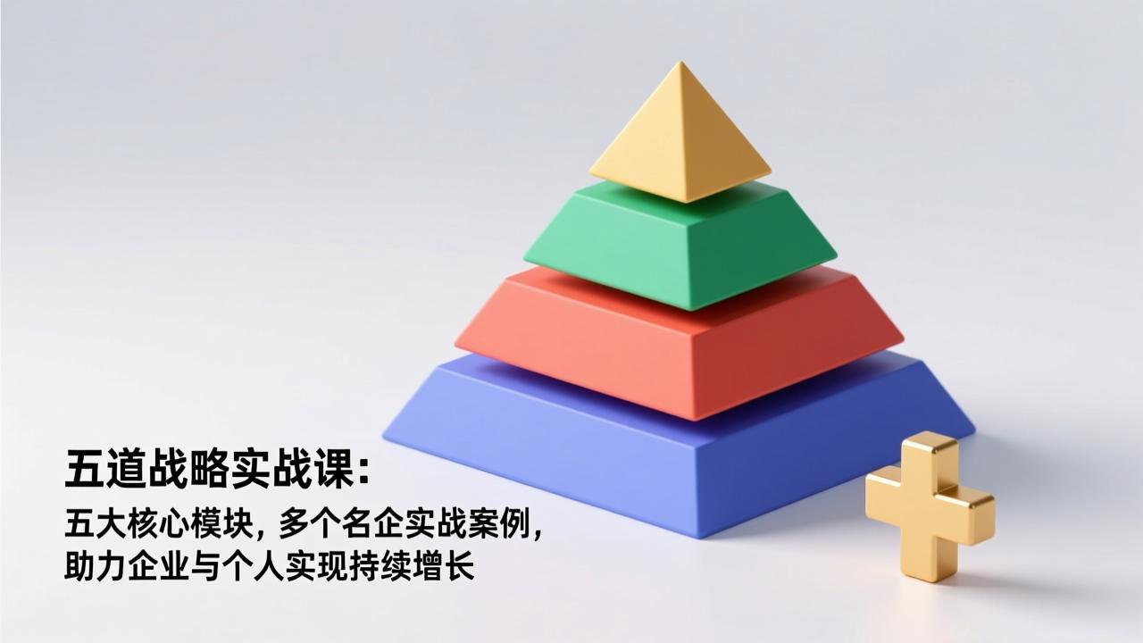 五道战略实战课:五大核心模块,多个名企实战案例,助力企业与个人实现持续增长-搞薯条网