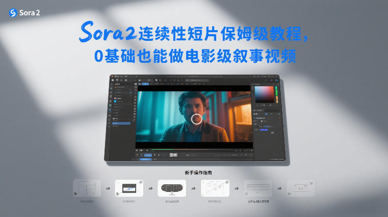 Sora2连续性短片保姆级教程,0基础也能做电影级叙事视频-搞薯条网