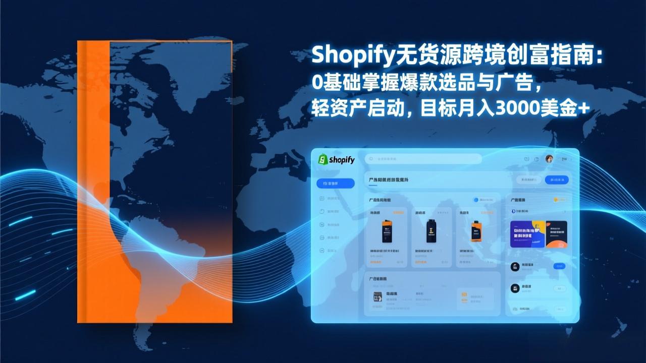 Shopify爆款打法实战:从选品到广告投放,复制爆款模型,驱动独立站月销售额破万刀-搞薯条网