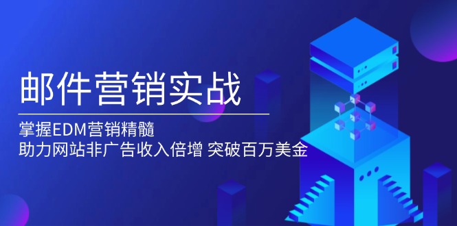 邮件营销实战，掌握EDM营销精髓，助力网站非广告收入倍增，突破百万美金 - 搞薯条网-搞薯条网